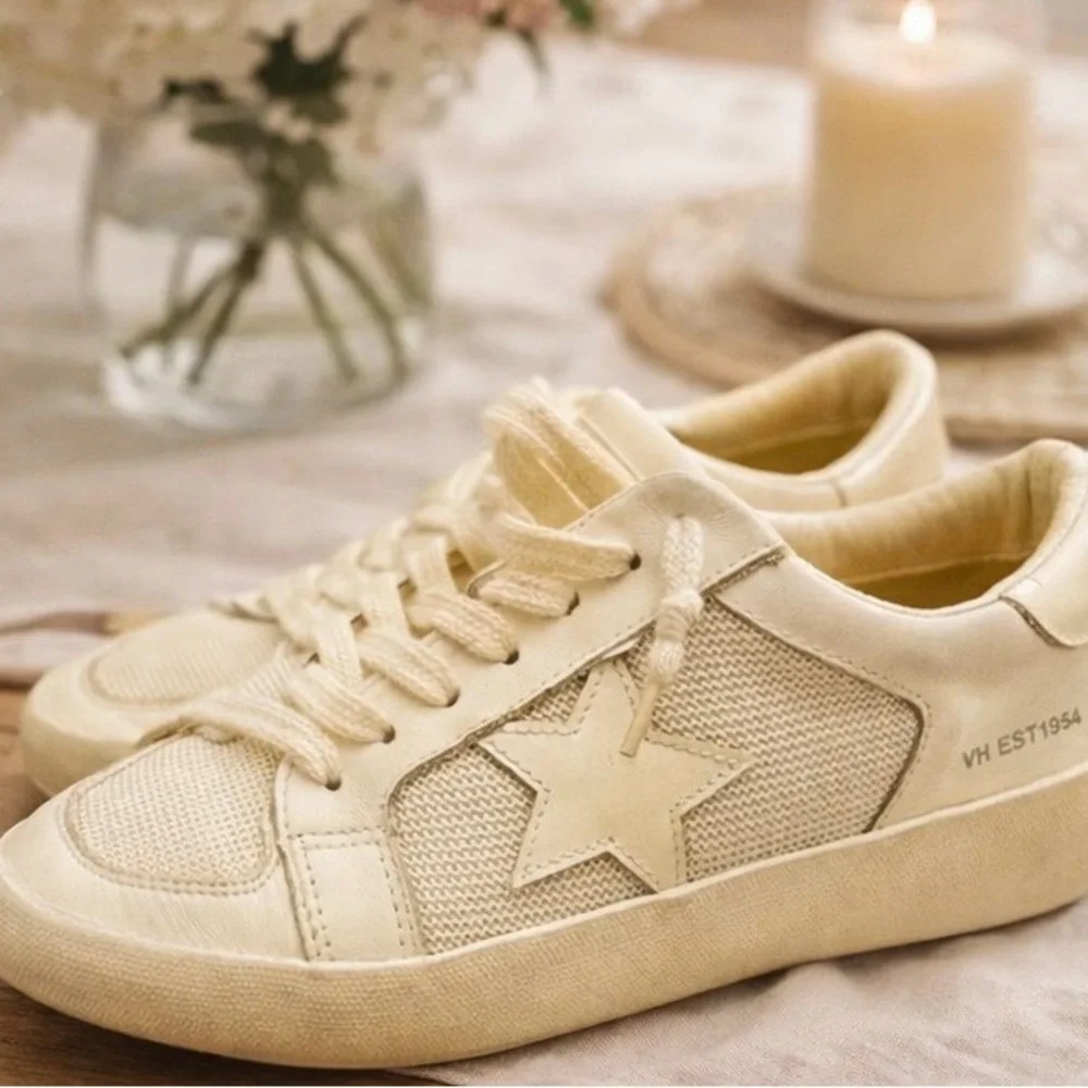 Vintage Havana yellow leather Sneakers - Picture 2 of 2